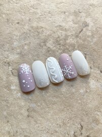 ¥8500 冬ネイル