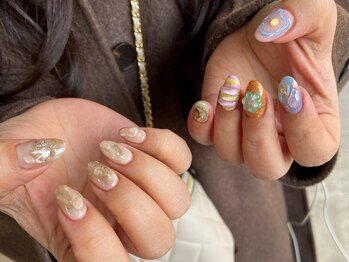 クー(KUU)の写真/シンプルからこだわりアートまで幅広く対応いたします！嬉しいオフ込みの定額メニューもご用意♪