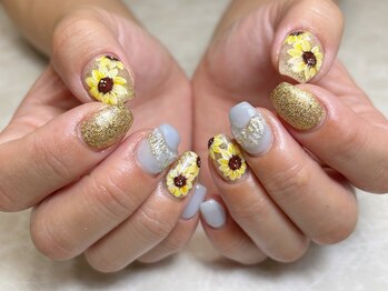 ココズルーム(KOKO's Room)/ひまわりネイル