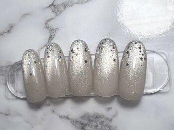 ミリミリネイル(MILI mili nail)/冬空ネイル☆
