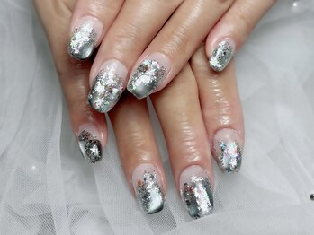 コンサート(Concert)/星×ブラックの推しネイル