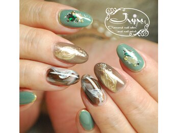 ジュジュ(Juju)/大人気!ラテネイル 秋ネイル