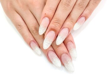 ネイルコレクション ピンク(Nail Collection Pink)/ジェル★ラメグラデ♪ホワイト