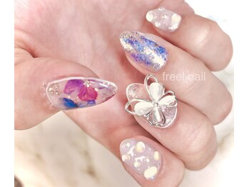 フリールビューティー(freel Beauty)/紫陽花と蝶