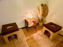 レミュー(Les muuuues)の雰囲気（よもぎ蒸しスペースは落ち着くプライベート空間♪ペアでも可◎）