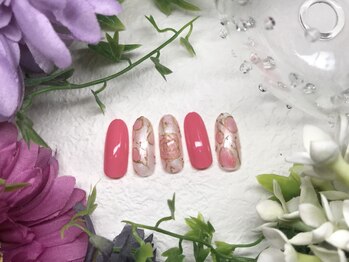 ネイルサロン&スクール ジーナ(GINA)/エレガント春ネイル♪