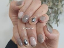 ケイアイエムネイル(KIM nail)/sandy×jewelry parts design☆