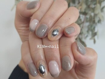 ケイアイエムネイル(KIM nail)/sandy×jewelry parts design☆