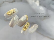 スリー(THREE)/Mar.2022/nail design