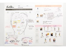 ケサランパサラン 日比谷シャンテ店の雰囲気（お客様だけのメイクアップアドバイスシートを作成してプレゼント）