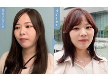 マリコローレ 東京新宿サロン(mari-colore)の雰囲気（垢抜けメイクレッスン後のビフォーアフター）