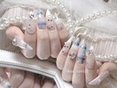 【mio】チェックネイル
