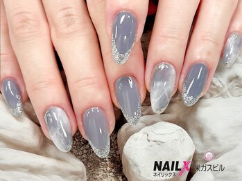 ネイリックス 栄ガスビル(NAILX)の写真/マグネットアート豊富！シンプル大人可愛いネイルでGW気分UP◎理想的な魅せる指先で個性を演出☆
