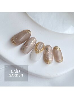 ネイルズガーデン(NAILS GARDEN)/マグネット×ニュアンスネイル