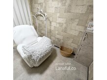 Lanaful.coの雰囲気(ほっとひと息つける心地よい空間づくりを心がけています。)