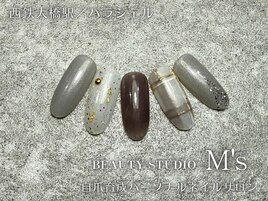 グレー×チェック