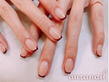 モチミィ(mochimy.)/＊深めボルドー細フレンチ＊