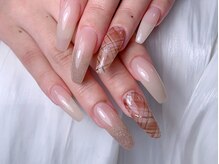 アルブル(ARBRE)/チェック・ラメグラデーション