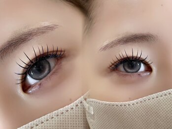 アイモア 金山店(eye mor.)の写真/自然なのに"ちゃんと可愛い"【フラットラッシュ120本¥5480/付け放題¥7480】見るたび、ドキッとさせる目元に