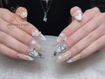 ウメネイルスタジオ(UME NAIL STUDIO)/長さだしやり放題×つけ放題