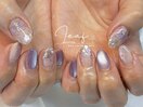 定額M｜紫陽花ネイル