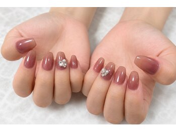 シャトンネイル 春日井店(chaton nail)の写真/【ワンカラー￥5500～】高技術×リーズナブル★カラー250種類以上純国産ジェルで爪にも優しくうる艶仕上がり