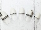 モノトーンでオシャレネイル