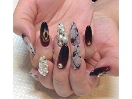 ～大理石風マーブルネイル～