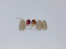 ネイルサロンリシェ 烏丸御池(Recher)/年末年始　ニュアンス