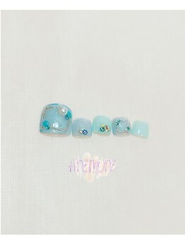 アネモネ(ANEMONE)/夏色ニュアンスネイル☆