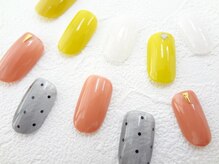 ネイルサロン クイール 小山店(NAIL SALON QUILL)/ワンカラー×ホログラム