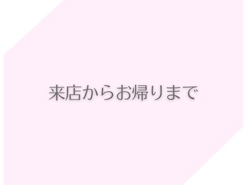フィズ アイ ビューティ豊橋山田店(fiz)/ご来店～お帰りまで