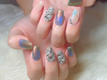 サニーデイズ ネイルアンドビューティー 曙橋店(SunnyDays Nail&Beauty)/敷き詰め×マグネット