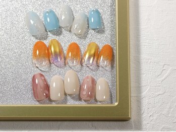 クレアラルーチェ 大分中央町店(Crea la Luce)の写真/【定額ネイル】嬉しいオフ込み♪フィルイン対応店で自爪に優しい★お好きなデザインはオーダーで♪