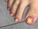 ホランイネイル(HORANGI NAIL)の写真/【持ち込みOK☆FOOTフルアート（フットバス付）】豊富なカラーとパーツで誰とも被らないdesignを足元にも。