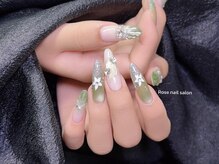 ローズ(Rose)の雰囲気（ワンホン韓国ネイル対応◎持ち込みデザイン/長さだしOK）