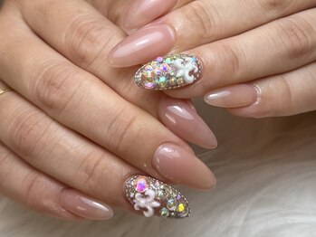 シンプル埋め尽くしnail