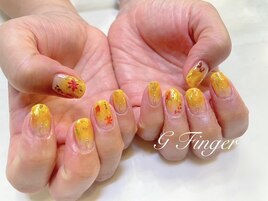 紅葉ネイル♪