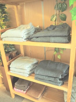 PULカイロプラクティック館/お着替えも用意してあります