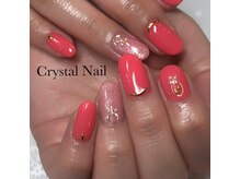 クリスタルネイル ボンベルタ橘店(CRYSTAL NAIL)/フラワーネイル