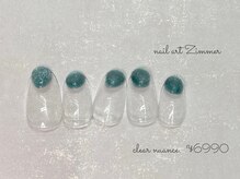 ネイルアート ジマー/クリアニュアンスコース¥6990