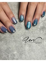アンドットネイルズ(UN.nails)/マグ×ミラーフレンチ