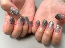 ブラックネイル/ラメグラネイル