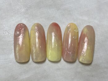 トパーズ 恵比寿(TOPAZ)/桃ネイル