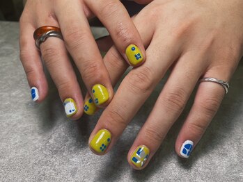 オムネイル 渋谷(HOMME NAIL)/持ち込みネイル ¥9.000