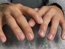 オムネイル 渋谷(HOMME NAIL)/クリアジェル ¥4.400