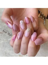 ミンクスタイル 浜松町店/ニュアンスピンクネイル