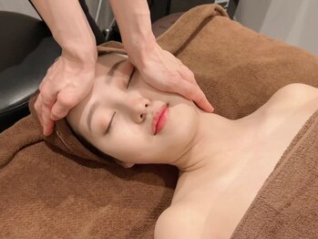 プレミアムボディバランス 上尾(Premium Body Balance)の写真/【痛みの少ない小顔術｜360°美顔小顔矯正☆】頭からアプローチする小顔矯正/むくみ解消・左右差のケアに♪