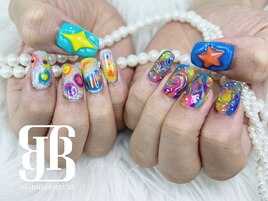 ぷっくりネイル