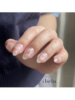 イベル 梅田店(ibelu)/透明感ネイル